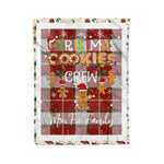 Personalized Gift Tartan Plaid Blanket Clan MacFie With Christmas Cookie Baking Crew Christmas Gift Blanket, Plaid Blanket, Christmas Fleece Blanket, Christmas Blanket, Tartan Blanket, Scottish Blanket, Scotland Blanket, Family Name Blanket, Custom Blanket, Personalized Blanket
