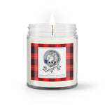 Soy Wax Candle - Buffalo Plaid Candle Clan Badge Cunningham Modern Tartan Plaid Soy Wax Candle, oil candle, candle handmade, wax candle, soy wax, nature wax, natural soy wax, natural soy candles, natural candle