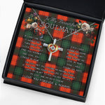 To My Beautiful Soulmate Necklace In Your Eyes I Have Found My Home Clan Cruickshanks Tartan Cross Dancing Necklace
