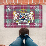 Doormat - Welcome Mat Scottish Crawford Ancient Tartan Door Mat, Plaid Doormat