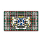 Doormat - Welcome Mat Scottish Craig Ancient Clan Badge Tartan Door Mat, Plaid Doormat