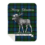 Scotstee Shop Plaid Tartan Blanket With Moose Clan MacKay Plaid Blanket, plaid blanket australia,plaid blanket canada,plaid christmas blanket,plaid fleece sherpa blanket,plaid sherpa blanket canada,plaid sherpa blanket lipstick,plaid sherpa blanket pink,plaid sherpa blanket queen