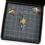 To My Beautiful Soulmate Sunflower Necklace In Your Eyes I Have Found My Home Clan Campbell Argyll Modern Tartan Jewelry For Girlfriend, Tartan Sunflower Pendant Necklace, Scottish Tartan Jewelry, valentine necklace, necklace girlfriend, necklace for wife, cute necklaces for girlfriend, jewelry for girlfriend, to my soulmate necklace, to my future wife necklace