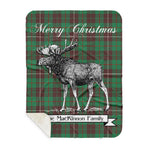 Scotstee Shop Plaid Tartan Blanket With Moose Clan MacKinnon Hunting Ancient Plaid Blanket, plaid blanket australia,plaid blanket canada,plaid christmas blanket,plaid fleece sherpa blanket,plaid sherpa blanket canada,plaid sherpa blanket lipstick,plaid sherpa blanket pink,plaid sherpa blanket queen