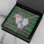 Rising Phoenix Necklace - Valentine Necklace Clan New Mexico Tartan Gift for Girlfriend, Gift for My Wife Rising Phoenix Necklace