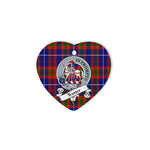 Trotter Scottish Clan Badge Plaid Christmas Ornaments Gift Heart Ornament Trotter Clan Tartan Ornaments, Plaid Ornament, christmas Ornament, plaid christmas ornament