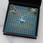 Sea Turtle Necklace To My Beautiful Soulmate Necklace In Your Eyes I Have Found My Home Clan Laing Hunting Tartan Blue Turtle Necklace