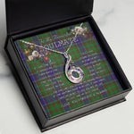 To My Beautiful Soulmate Necklace In Your Eyes I Have Found My Home Clan Adam Hunting Tartan Rising Phoenix Necklace