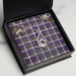 To My Beautiful Soulmate Necklace In Your Eyes I Have Found My Home Clan MacDonald Dress Modern Tartan Rising Phoenix Necklace