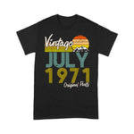 Vintage Since July 1971 Birthday Gift Birthday Shirt For 50th Birthday Shirt - Scotstee Shop