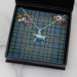 Sea Turtle Necklace To My Beautiful Soulmate Necklace In Your Eyes I Have Found My Home Clan Robertson Hunting Ancient Tartan Blue Turtle Necklace