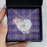 Rising Phoenix Necklace - Valentine Necklace Clan Ochterlony Tartan Gift for Girlfriend, Gift for My Wife Rising Phoenix Necklace