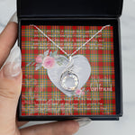 Rising Phoenix Necklace - Valentine Necklace Clan Chattan Tartan Gift for Girlfriend, Gift for My Wife Rising Phoenix Necklace