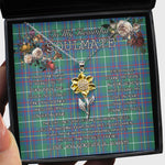 To My Beautiful Soulmate Sunflower Necklace In Your Eyes I Have Found My Home Clan Inglis Ancient Tartan Jewelry For Girlfriend