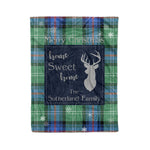 Scotstee Shop Tartan Plaid Christmas Fleece Blankets Clan Sutherland Old Ancient Plaid Blanket