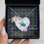 Sea Turtle Necklace Gift for My Beautiful Girlfriend Valentines Necklace Clan Russell Tartan Blue Turtle Necklace, Valentine Necklace Gift for Girlfriend Clan Mitchell Ancient Tartan Sunflower Pendant Necklace, Scottish Tartan Jewelry, valentine necklace, necklace girlfriend, necklace for wife, cute necklaces for girlfriend, jewelry for girlfriend, to my soulmate necklace, to my future wife necklace