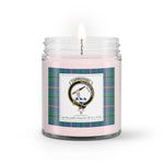 Soy Wax Candle - Buffalo Plaid Candle Clan Crest Badge Carmichael Ancient Tartan Plaid Soy Wax Candle, oil candle, candle handmade, wax candle, soy wax, nature wax, natural soy wax, natural soy candles, natural candle