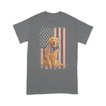 Scotstee Shop - Golden Retriever American Flag Bandana 4th Of July 4th Of July Shirt