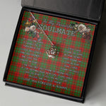 To My Beautiful Soulmate Necklace In Your Eyes I Have Found My Home Clan Cumming Modern Tartan Crown Pendant Necklace