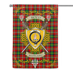 House Flag - Boyd Irish Shield Celtic Cross Tartan Garden Flag St Patrick's Day Garden Flag