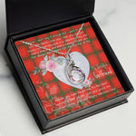 Rising Phoenix Necklace - Valentine Necklace Clan Darroch Tartan Gift for Girlfriend, Gift for My Wife Rising Phoenix Necklace