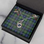 To My Beautiful Soulmate Necklace In Your Eyes I Have Found My Home Clan Gordon Old Ancient Tartan Rising Phoenix Necklace
