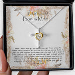 Bonus Mom Necklace, To My Beautiful Bonus Mom On My Wedding Day Necklace, Gift For Stepmother Of The Groom Gift, Mother's Day Cross Necklace
