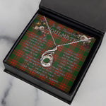 To My Beautiful Soulmate Necklace In Your Eyes I Have Found My Home Clan MenZies Tartan Rising Phoenix Necklace