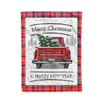 Tartan Blanket Vintage Red Truck with Christmas Tree Family Scottish Clan Preston plaid blanket, red plaid blanket, buffalo plaid blanket, green plaid blanket, plaid fleece blanket, blue plaid blanket, red tartan blanket, tartan plaid blanket, black and white plaid blanket, , christmas plaid blanket, orange plaid blanket, tartan plaid throw blanket, pink plaid blanket, brown plaid blanket, buffalo check blanket