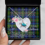 Sea Turtle Necklace Gift for My Beautiful Girlfriend Valentines Necklace Clan Smith Modern Tartan Blue Turtle Necklace, Valentine Necklace Gift for Girlfriend Clan Mitchell Ancient Tartan Sunflower Pendant Necklace, Scottish Tartan Jewelry, valentine necklace, necklace girlfriend, necklace for wife, cute necklaces for girlfriend, jewelry for girlfriend, to my soulmate necklace, to my future wife necklace