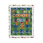 Fleece Blanket - Personalized Gift Tartan Plaid Blanket Clan Marjoribanks Ancient With Christmas Cookie Baking Crew Christmas Gift Fleece Blanket