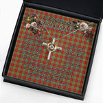 To My Beautiful Soulmate Necklace In Your Eyes I Have Found My Home Clan Leask Modern Tartan Cross Dancing Necklace