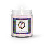 Soy Wax Candle - Buffalo Plaid Candle Clan Crest Badge Brodie Hunting Tartan Plaid Soy Wax Candle, oil candle, candle handmade, wax candle, soy wax, nature wax, natural soy wax, natural soy candles, natural candle