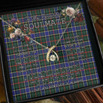 To My Beautiful Soulmate Necklace In Your Eyes I Have Found My Home Clan Ogilvie Hunting Modern Tartan Wishbone Dancing Necklace