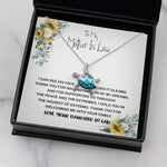 Opal Turtle Necklace - Mother-In-Law Necklace, Mother In Law Necklace Gift - Man Of My Dream Necklace From Your Daughter In Law