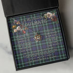 To My Beautiful Soulmate Necklace In Your Eyes I Have Found My Home Clan Graham of Montrose Modern Tartan Crown Pendant Necklace