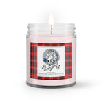 Soy Wax Candle - Buffalo Plaid Candle Clan Badge Cunningham Tartan Plaid Soy Wax Candle, oil candle, candle handmade, wax candle, soy wax, nature wax, natural soy wax, natural soy candles, natural candle