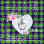 Rising Phoenix Necklace - Valentine Necklace Clan Colville Tartan Gift for Girlfriend, Gift for My Wife Rising Phoenix Necklace