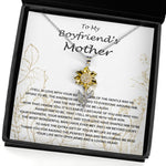 Sunflower Pendant Necklace - Mom Necklace, Mother-In-Law Necklace, To My Boyfriend's Mom Gift Necklace, Gift For Boyfriend's Mom Birthday Necklace