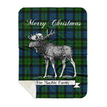 Scotstee Shop Plaid Tartan Blanket With Moose Clan MacKie Plaid Blanket, plaid blanket australia,plaid blanket canada,plaid christmas blanket,plaid fleece sherpa blanket,plaid sherpa blanket canada,plaid sherpa blanket lipstick,plaid sherpa blanket pink,plaid sherpa blanket queen