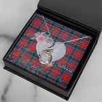 Rising Phoenix Necklace - Valentine Necklace Clan MacTavish Tartan Gift for Girlfriend, Gift for My Wife Rising Phoenix Necklace