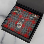 To My Beautiful Soulmate Necklace In Your Eyes I Have Found My Home Clan MacLeay Tartan Rising Phoenix Necklace