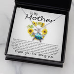 Opal Turtle Necklace - Mom Necklace, To My Mother Necklace Gift For Mom, Mother's Day Necklace From Daughter Son