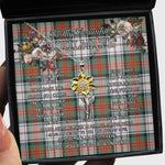 To My Beautiful Soulmate Sunflower Necklace In Your Eyes I Have Found My Home Clan MacDuff Dress Ancient Tartan Jewelry For Girlfriend
