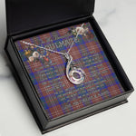 To My Beautiful Soulmate Necklace In Your Eyes I Have Found My Home Clan Chisholm Hunting Modern Tartan Rising Phoenix Necklace