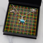 Sea Turtle Necklace To My Beautiful Soulmate Necklace In Your Eyes I Have Found My Home Clan MacMillan  Tartan Blue Turtle Necklace