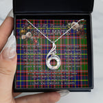 To My Beautiful Soulmate Necklace In Your Eyes I Have Found My Home Clan Glas Tartan Rising Phoenix Necklace, valentine necklace, necklace girlfriend, necklace for wife, cute necklaces for girlfriend, jewelry for girlfriend, to my soulmate necklace, to my future wife necklace, heart necklace for girlfriend, tartan heart necklace, necklace jewelry, valentines day necklace, valentines necklace for her, valentines day necklace for her, valentine's day necklace for girlfriend,