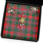To My Beautiful Soulmate Sunflower Necklace In Your Eyes I Have Found My Home Clan Dalzell Tartan Jewelry For Girlfriend, Tartan Sunflower Pendant Necklace, Scottish Tartan Jewelry, valentine necklace, necklace girlfriend, necklace for wife, cute necklaces for girlfriend, jewelry for girlfriend, to my soulmate necklace, to my future wife necklace