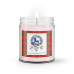 Soy Wax Candle - Buffalo Plaid Candle Clan Badge Bruce Tartan Plaid Soy Wax Candle, oil candle, candle handmade, wax candle, soy wax, nature wax, natural soy wax, natural soy candles, natural candle