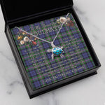 Sea Turtle Necklace To My Beautiful Soulmate Necklace In Your Eyes I Have Found My Home Clan Baird Modern Tartan Blue Turtle Necklace